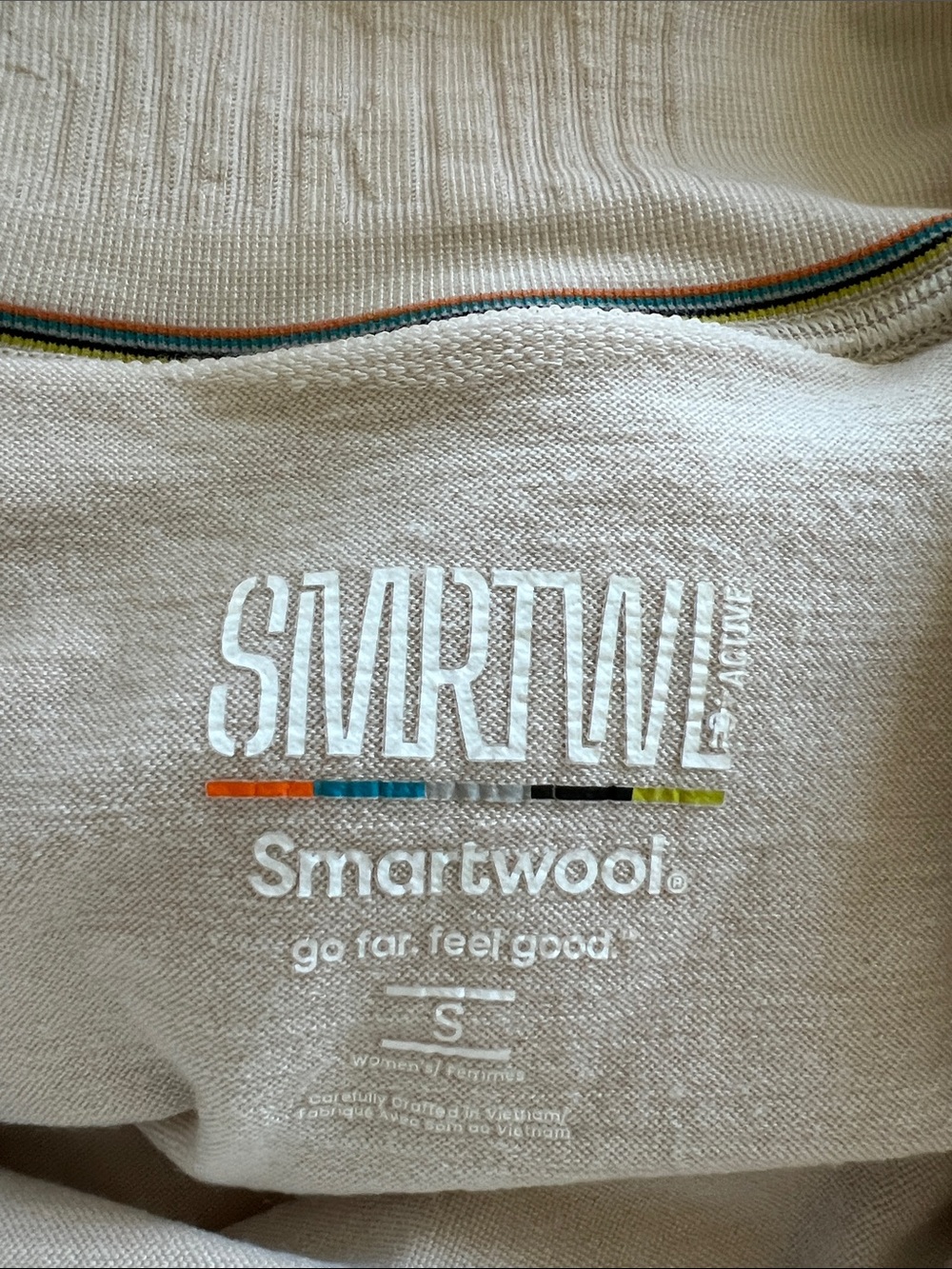 Smartwool Women's Intraknit Active Lined Shorts in Cream Tan Size Small - Picture 8 of 10